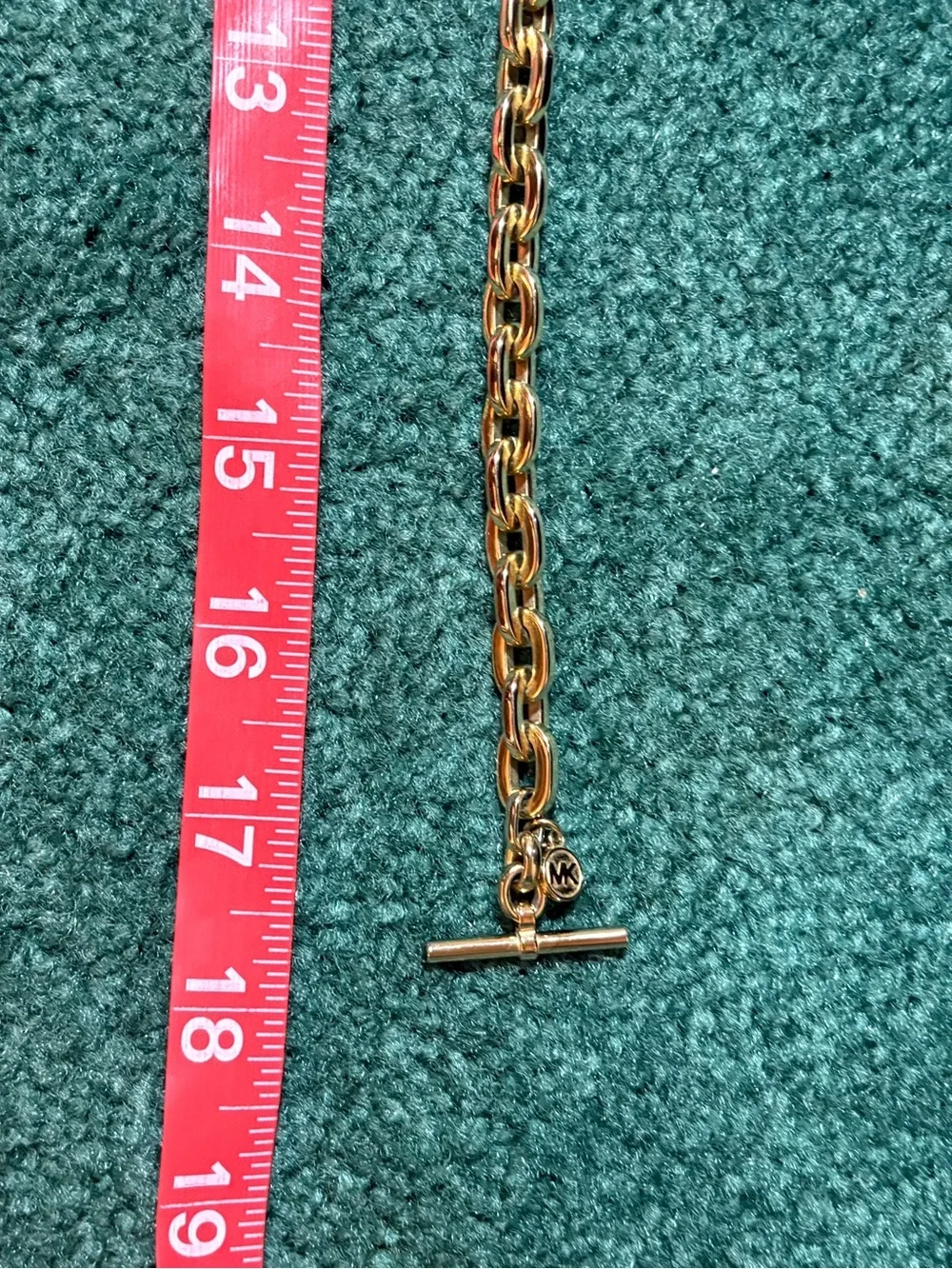 Michael Kors Padlock gold tone chain  Necklace/bracelet set - Picture 11 of 11